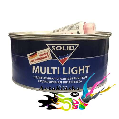 Шпатлевка легкая Solid Multi Light 0,5кг - Универсальная шпатлевка цена!